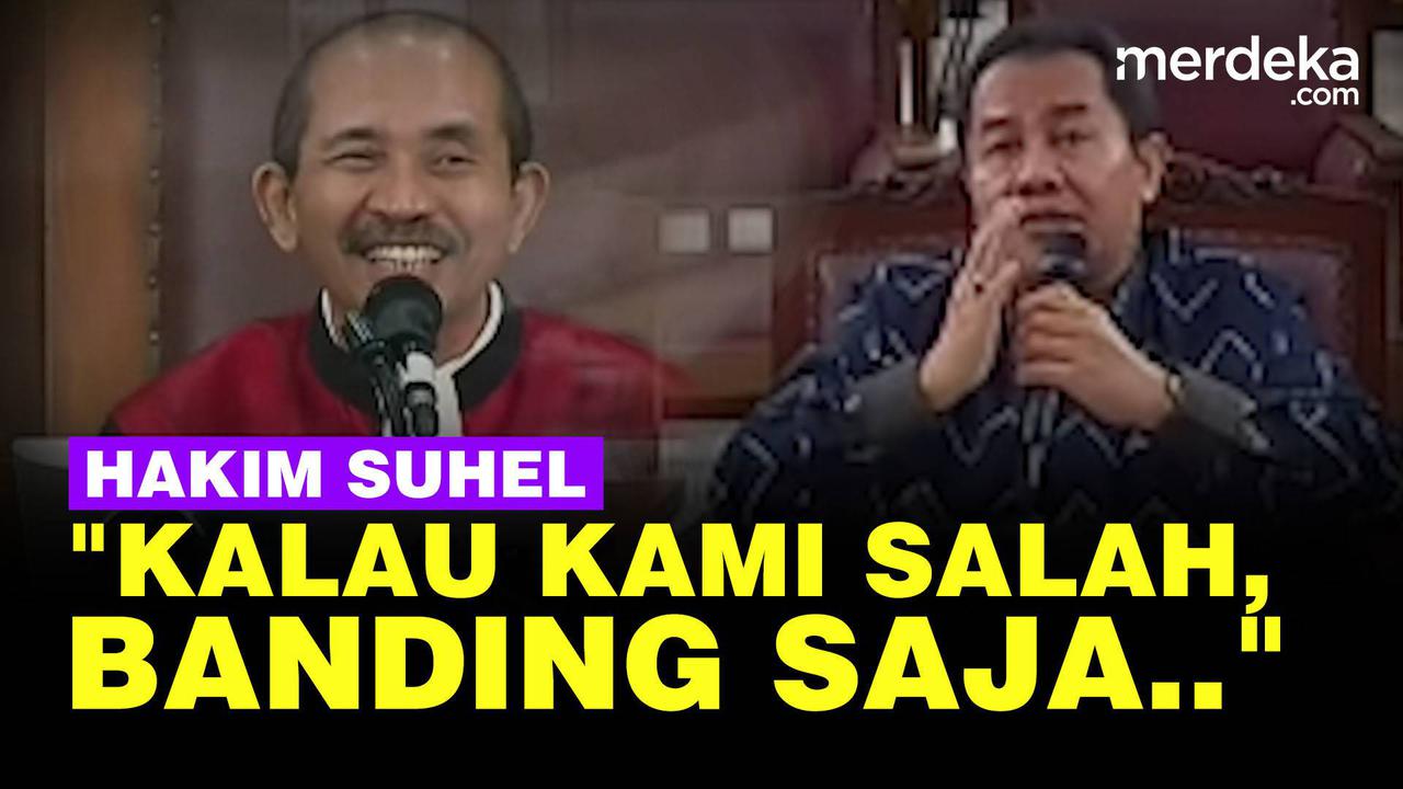VIDEO: Santai Hakim Suhel Respons Ahli & Pengacara: Kalau Kami Salah, Banding Saja
