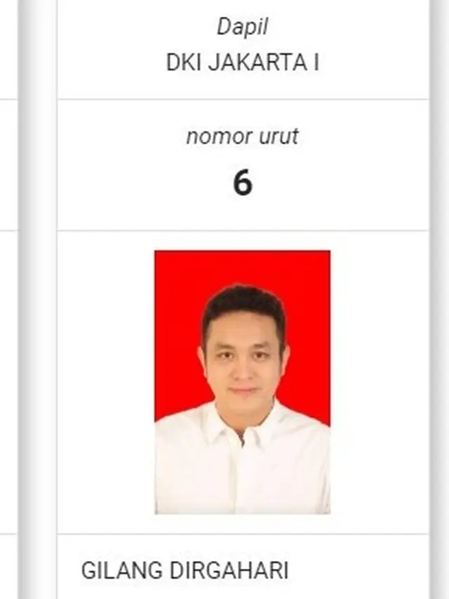 Gilang Dirga (situs KPU)