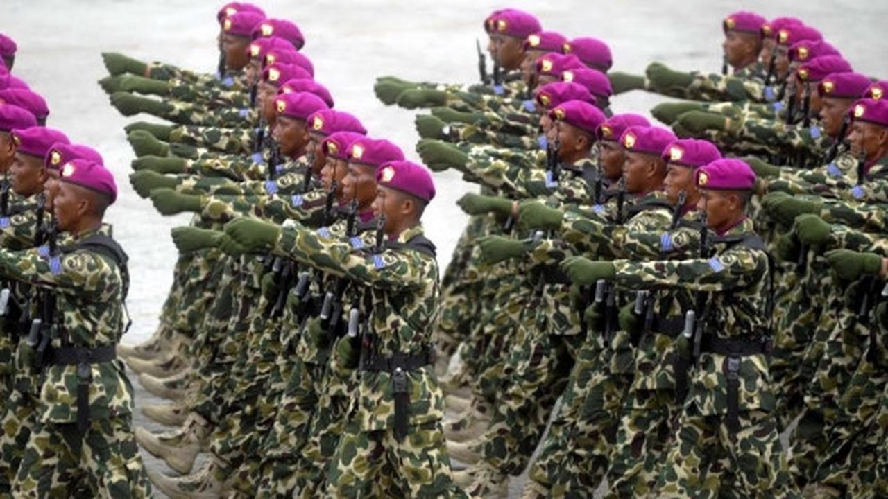 Aksi tiga pasukan elit di HUT TNI ke-70