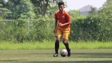 Pemain Persija Jakarta U-16, Rayhan Utina, yang juga anak dari pesepak bola legendaris Indonesia, Firman Utina. (Dok. Persija)