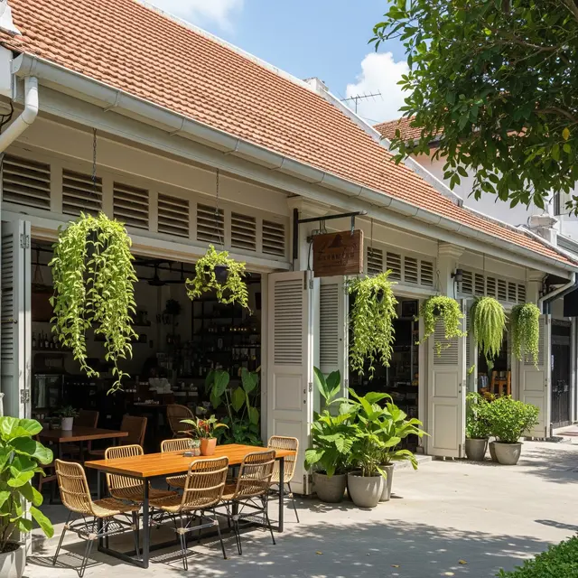 Model Rumah dan Toko di Pinggir Jalan