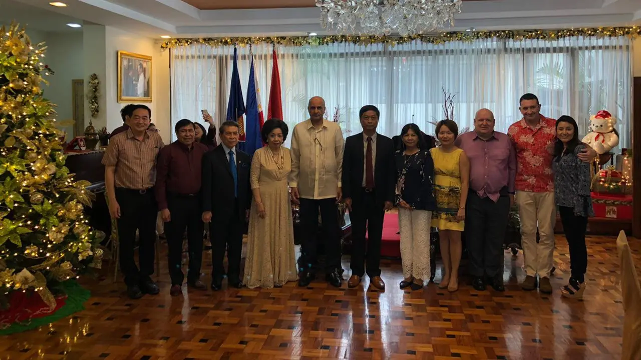Dubes RI Filipina selenggarakan Open House Natal 2019 dan Tahun Baru 2020. (Dokumentasi KBRI Manila)