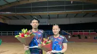 Rinov Rivaldy/Pitha Haningtyas Mentari meraih juara Spain Masters 2024. (Dok. Bola.com/PBSI)