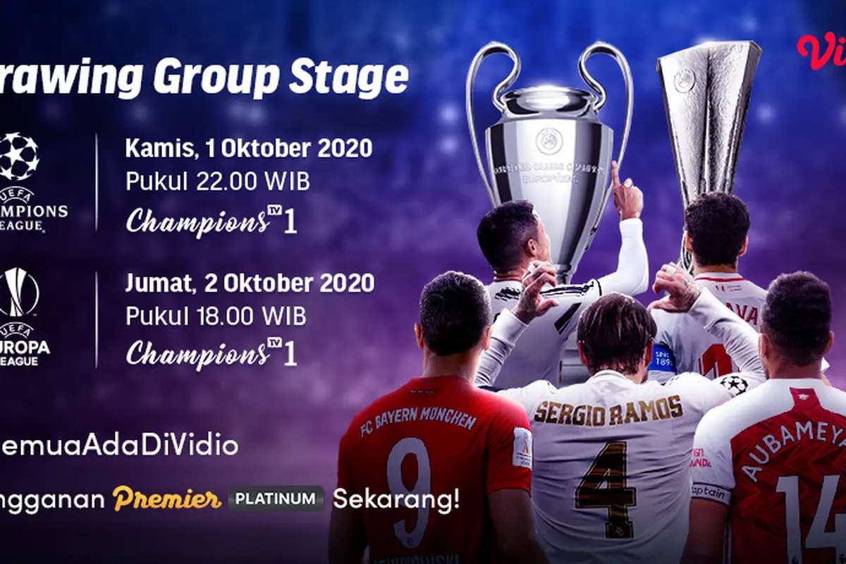 Undian Fase Grup Liga Champions dan Liga Europa