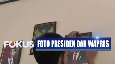 Tak hanya di ruang kelas, ada sekitar 50 ruang di sekolah ini yang akan terpasang foto presiden dan wakil presiden terbaru.