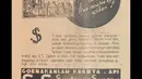 Iklan mudik tahun 1937 (Facebook/Wahyou Trijoko)