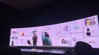 Product Marketing Manager Xiaomi Indonesia, Calvin Nobel, saat peluncuran Xiaomi 14 pada Selasa (26/3/2024) di Jakarta. Liputan6.com/Agustin Setyo Wardani