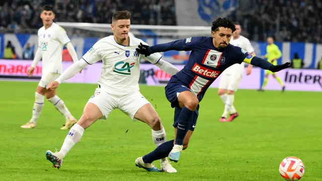 Hasil Marseille vs PSG di Coupe de France
