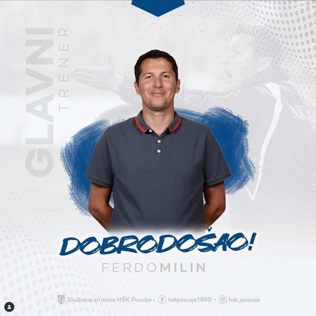Ferdo Milin Pelatih HSK Posusje