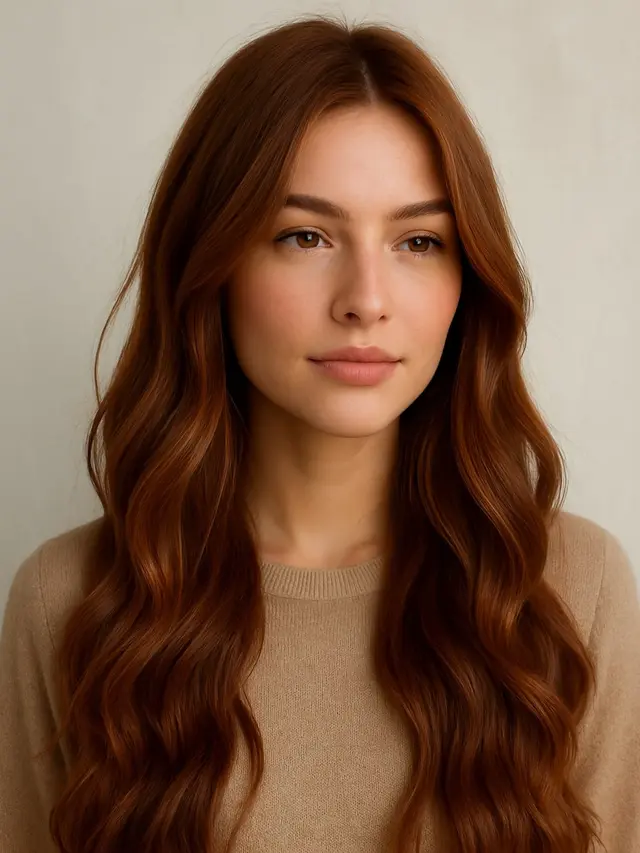 Warna Rambut Panjang Bergelombang Terbaru