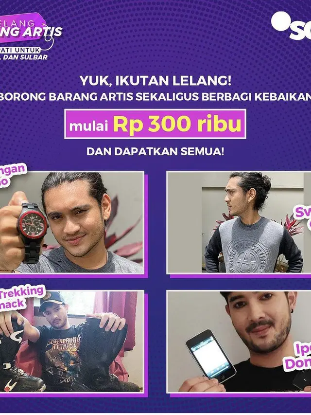 Cara Mengikuti Aksi Sosial "Lelang Barang Artis"