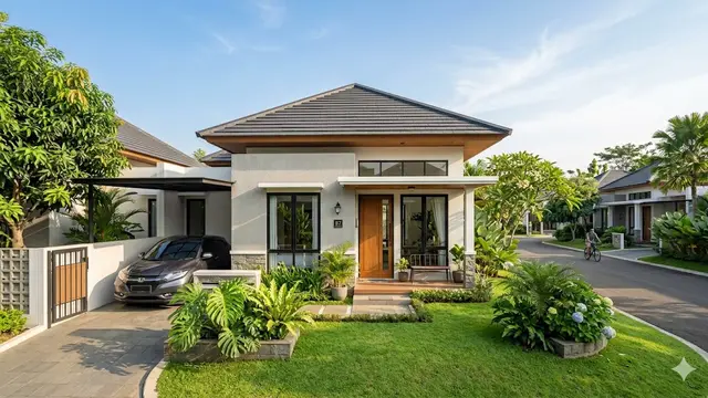Model Rumah 1 Lantai Tipe 50