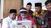 Menteri Sosial (Mensos) Idrus Marham mengunjungi Balai Besar Rehabilitasi Sosial Bina Grahita Kartini (BBRSBG) di Temanggung, Jawa Tengah