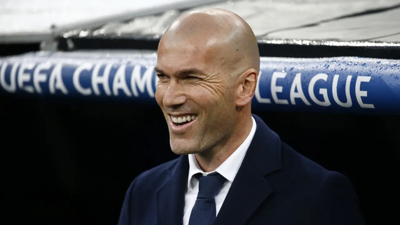 Pelatih Real Madrid Zinedine Zidane