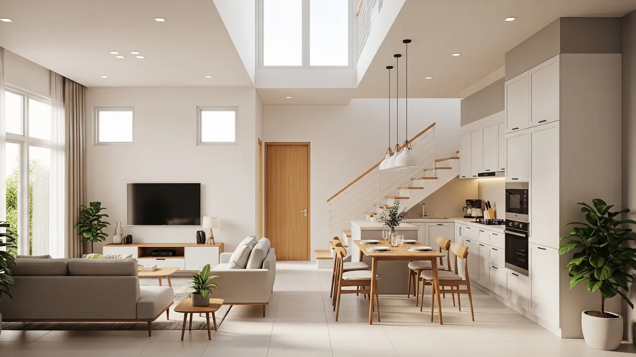 8 Interior Rumah Minimalis 2 Lantai untuk Keluarga Kecil di Lahan Terbatas