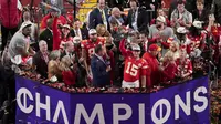 Kansas City Chiefs menjadi juara Super Bowl LVIII (AP)