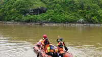 Tim SAR Gabungan Terus Mencari Korban Tenggelam di Muara Mbaduk Banyuwangi