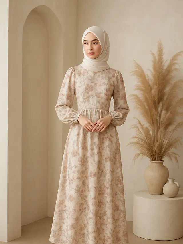 Inspirasi Dress Muslimah Kekinian yang Cocok Buat Pesta