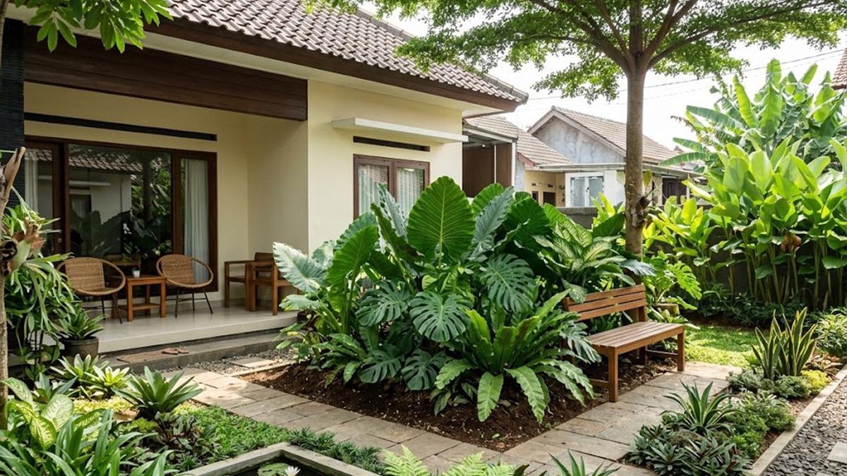 Cara Membuat Halaman Lebih Sejuk dengan Penempatan Tanaman