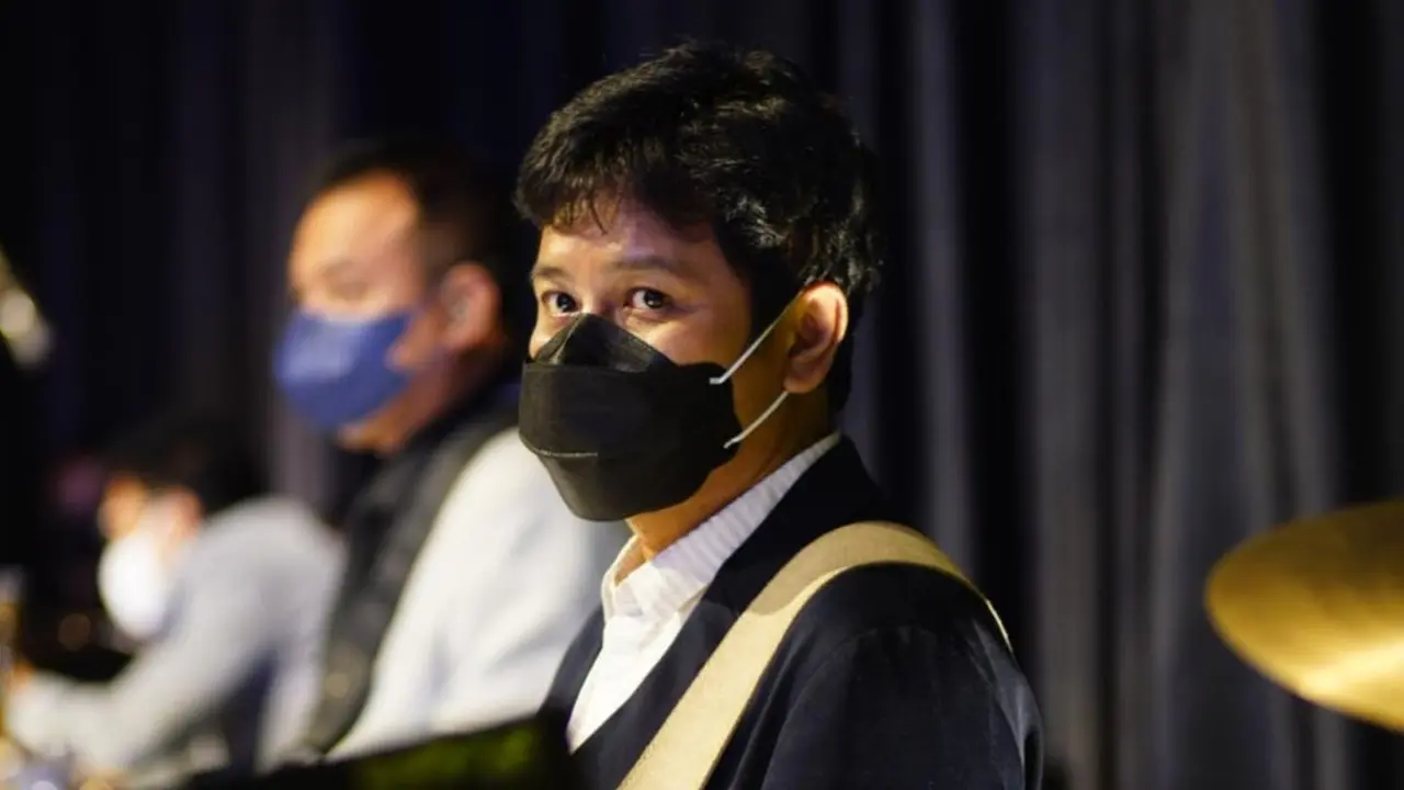Andrie Bayuadjie, gitaris Kahitna. (Foto: Dok. Instagram @marioginan7ar)