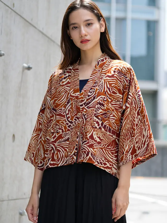 Dress Batik Kimono Batik Outerwear Urban Chic