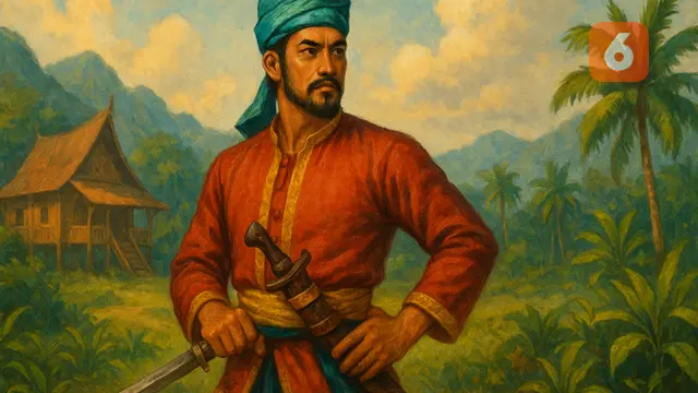 Ilustrasi Hang Tuah Ksatria Melayu (Generated with AI)