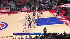 Reggie Jackson leads all scorers with 23 points and five assists in the Pistons 131-107 blowout win over the Suns.