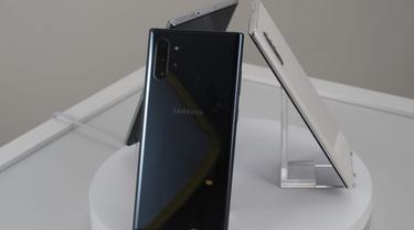 Samsung Galaxy Note 10 Plus. Liputan6.com/Istiarto Sigit Nugroho