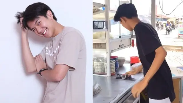 Viral Tukang Bakso yang Mirip Iqbaal Ramadhan