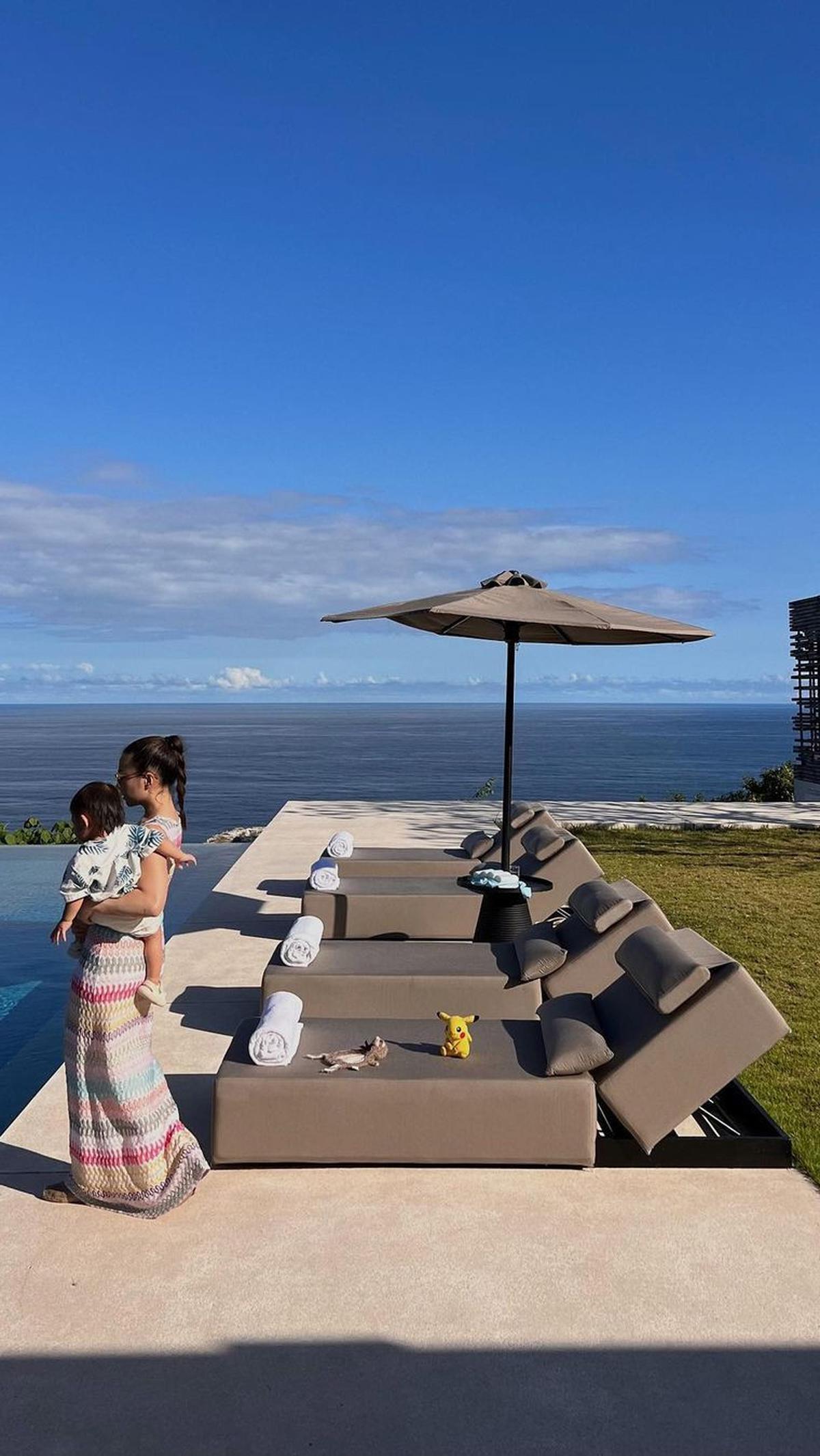 Intip momen Nikita Willy bareng anak dan suami liburan di Bali.
