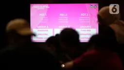 Hal tersebut dipastikan dalam drawing babak grup Piala AFF Putri U-16 2025 di SCTV Tower, Senayan, Jakarta, Senin (21/7/2025). (Liputan6.com/Helmi Fithriansyah)