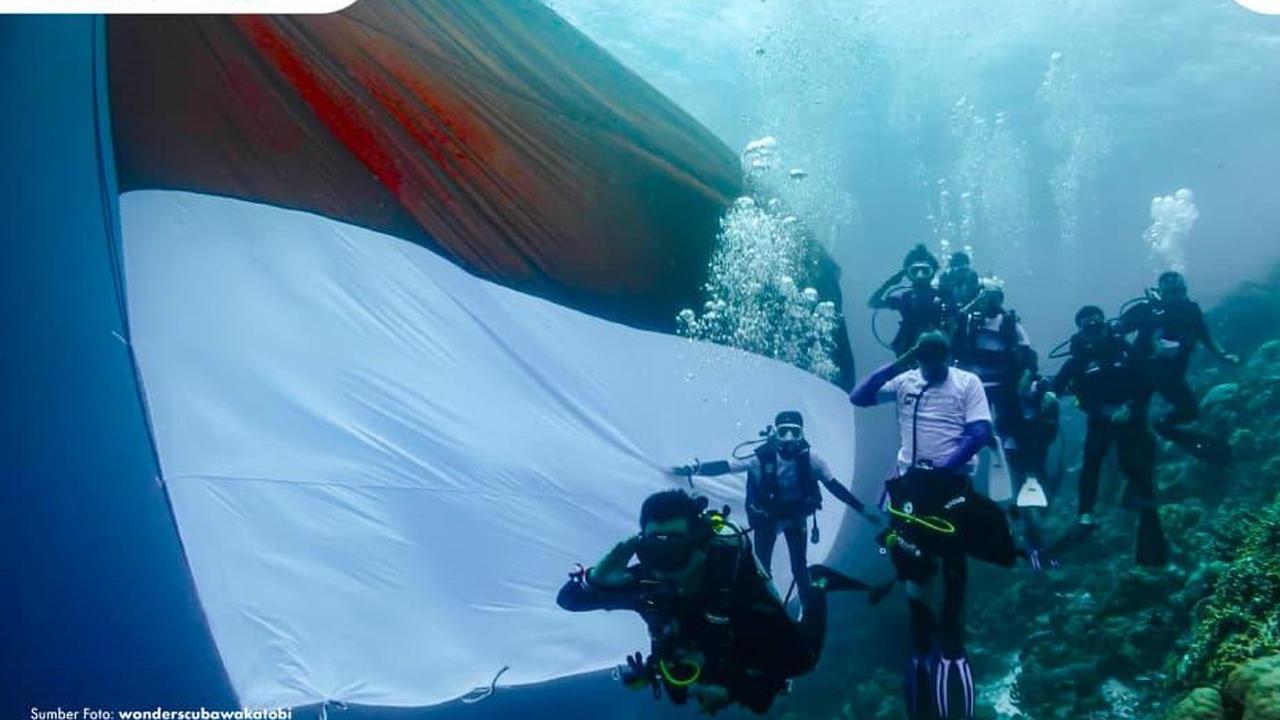 Beragam Cara PPN Rayakan HUT ke-80 RI, dari SPBU Hingga Bentangkan Bendera Merah Putih di Laut Wakatobi