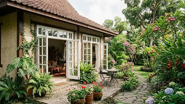 Model Jendela Rumah Menghadap Taman