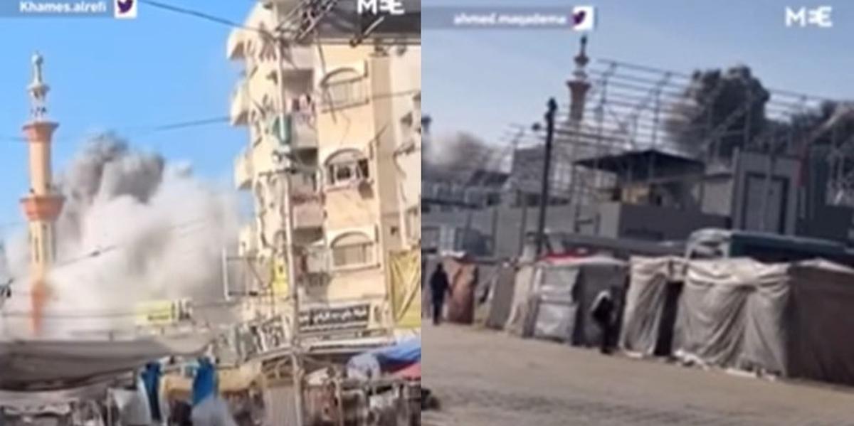 Rekaman Video Israel Membabi Buta Menghancurkan Masjid di Gaza hingga Lebanon