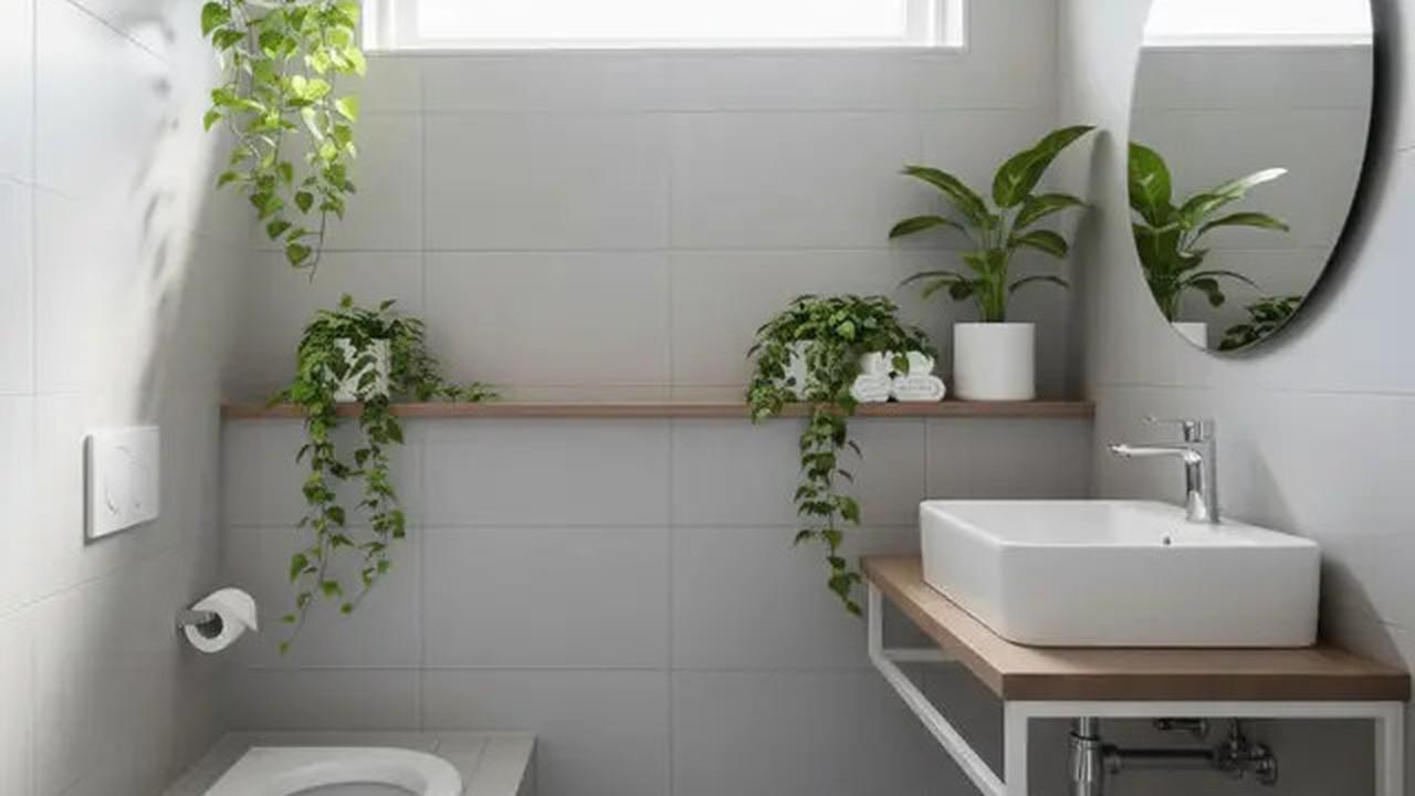 7 Desain Kamar Mandi Modern Kloset Jongkok dengan Ventilasi Alami