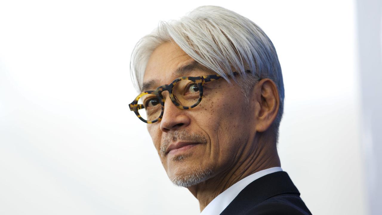 Ryuichi Sakamoto pada 2017. (AP Photo/Domenico Stinellis, File)