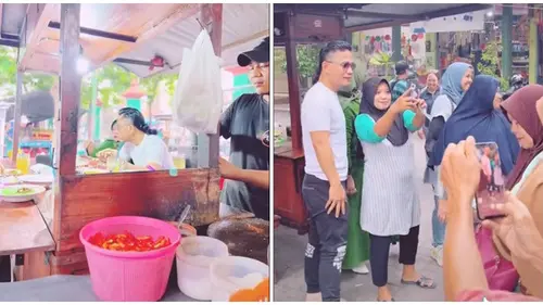 Potret Gus Miftah Beli Jajanan Kaki Lima. (Sumber: Instagram/gusmiftah)