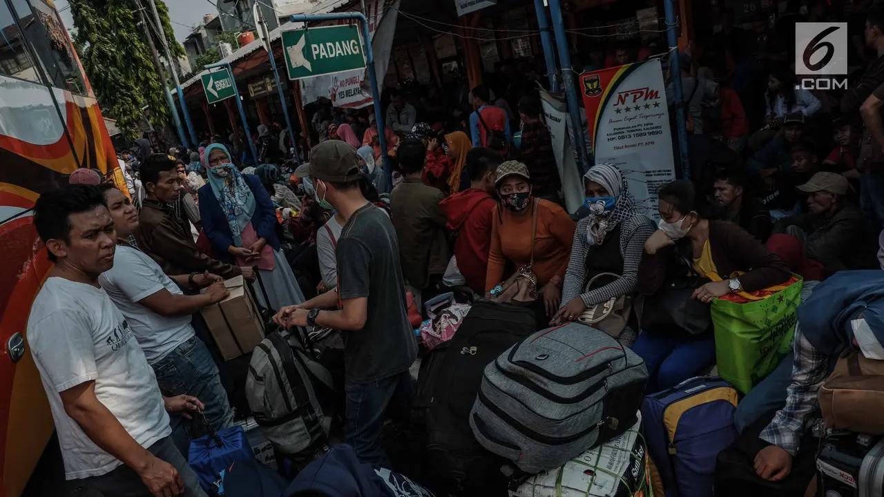 Suasana Terminal Kalideres Jelang Arus Mudik 2019