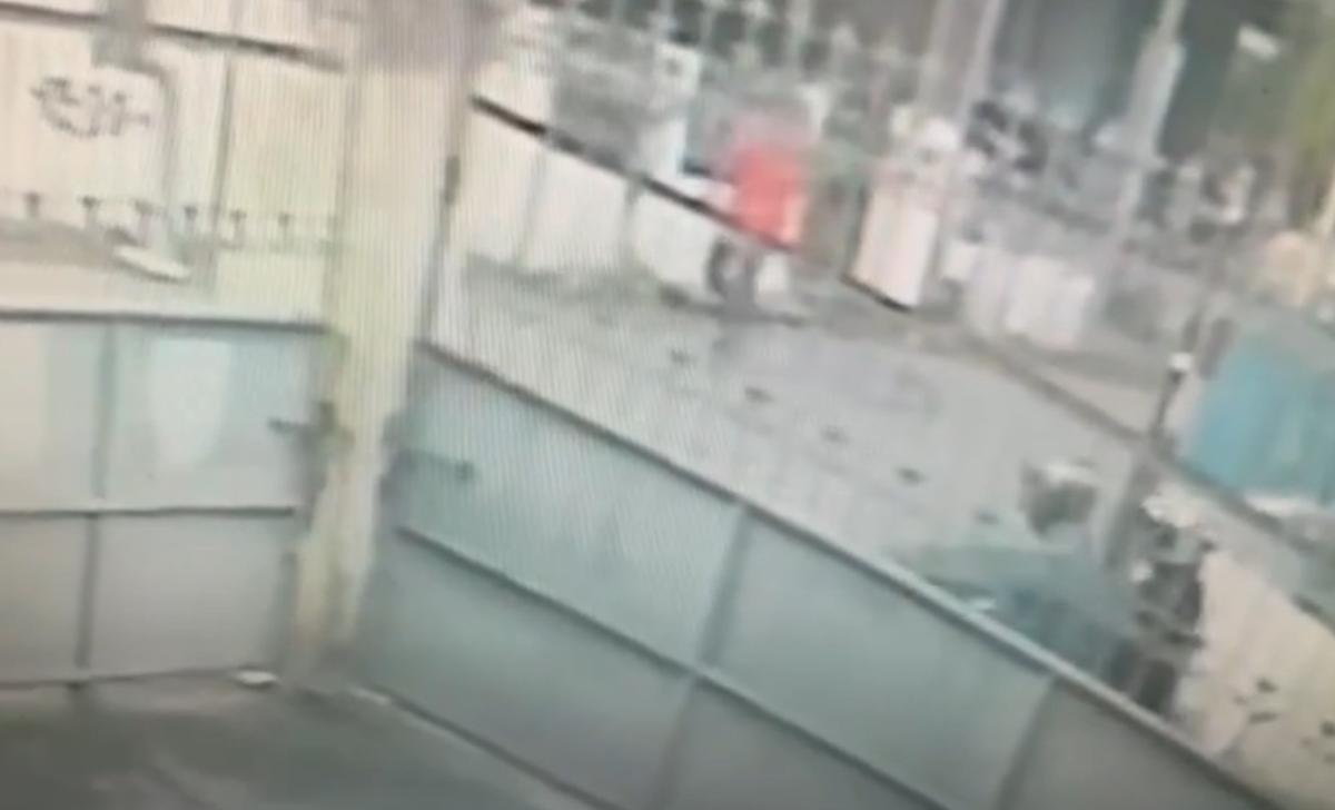 Rekaman CCTV perampokan pedagang sembako