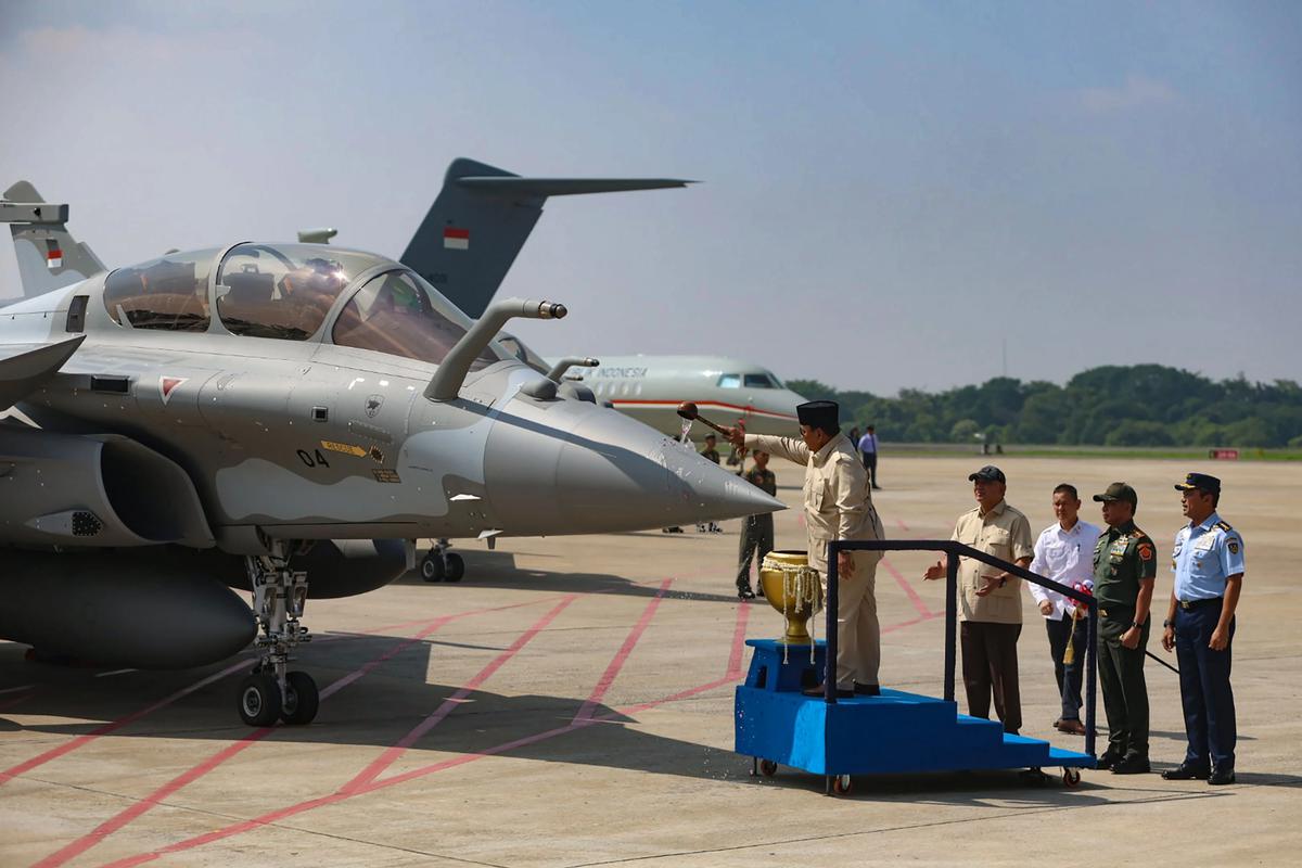 FOTO: Prabowo Serahkan Rafale dan Rudal Meteor untuk Perkuat Pertahanan Udara