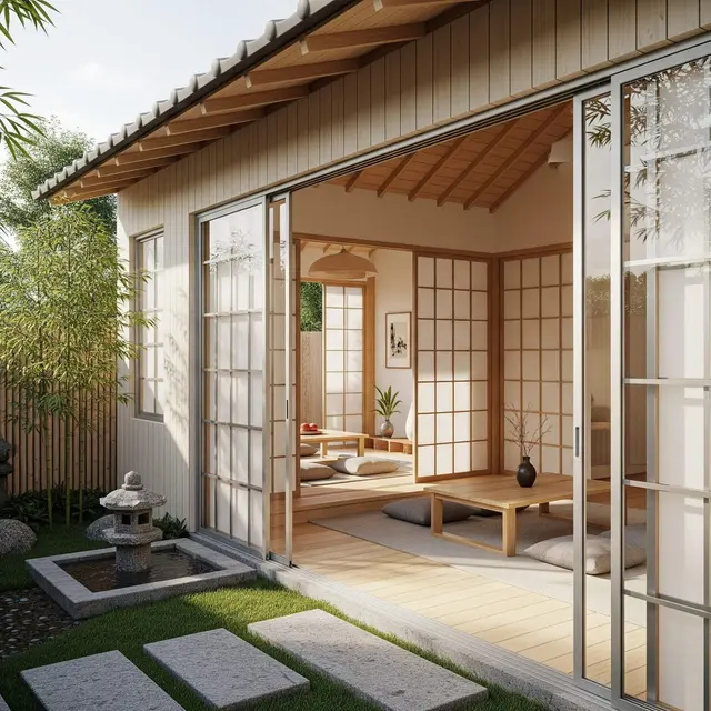 Rumah Compact Bergaya Jepang untuk Hidup Simpel dan Tenang