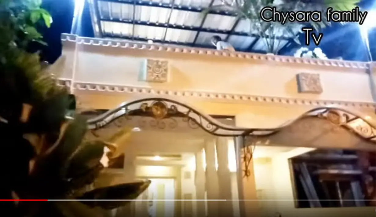 Rumah Glenca Chysara (Youtube/Chysara Family TV)