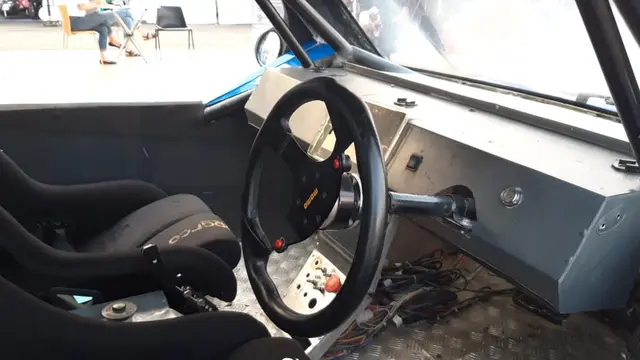 Interior mobil listrik Neo Blits di IIMS 2019 (Amal/Liputan6.com)