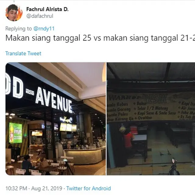 tanggal muda vs tanggal tua