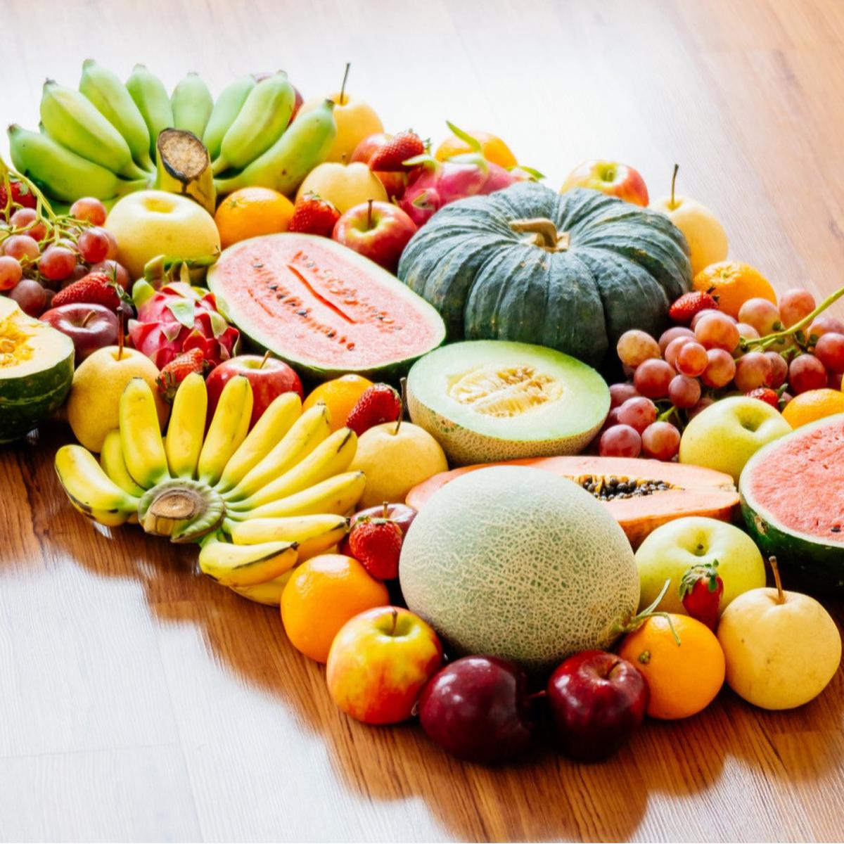 Ilustrasi buah-buahan, aneka buah