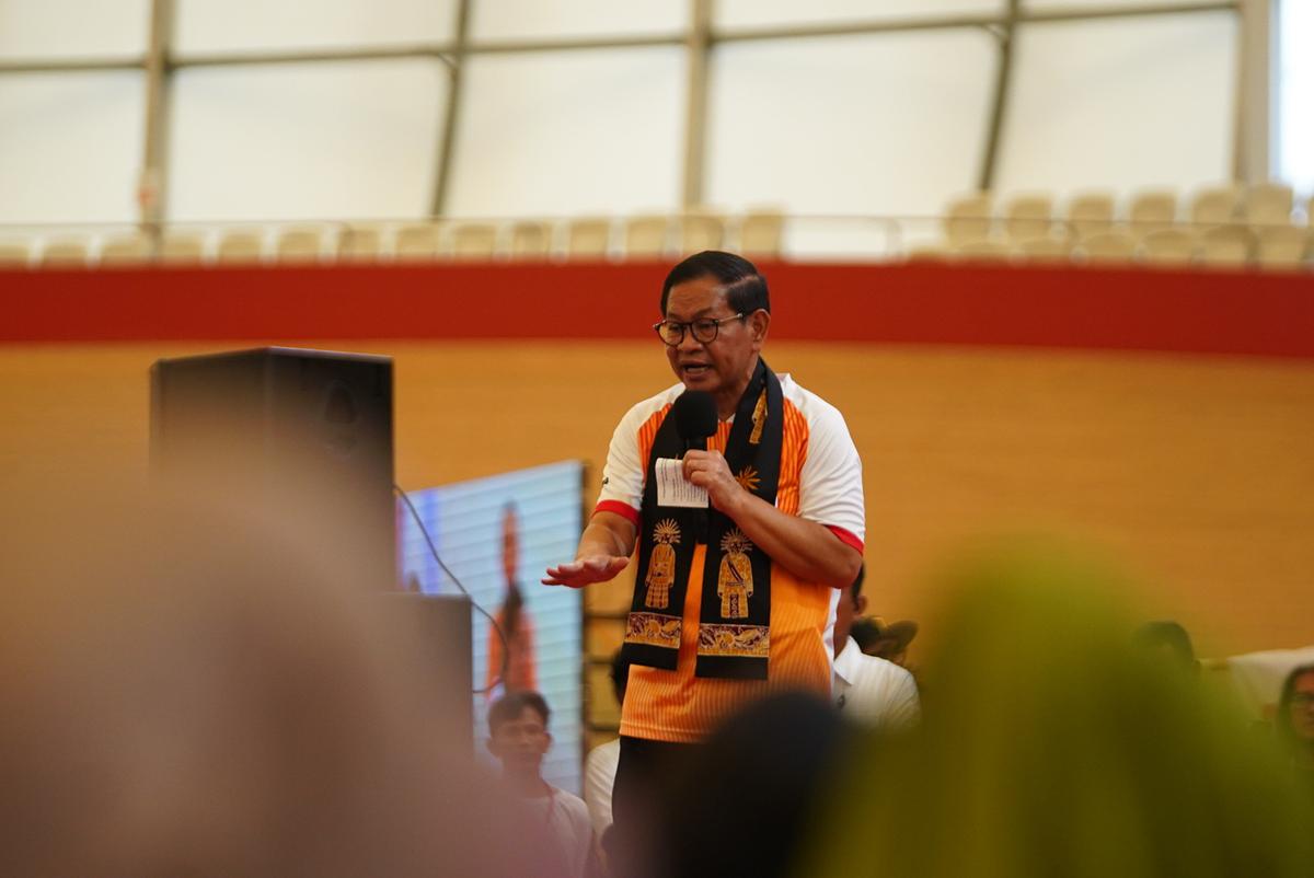 Calon Gubernur Jakarta nomor urut tiga, Pramono Anung.