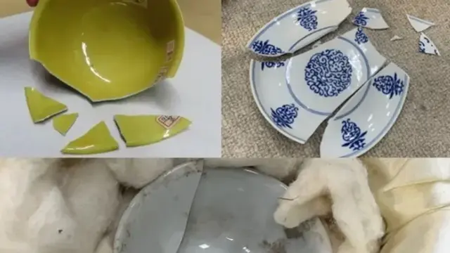 Artefak dari dinasti Ming dan Qing ditemukan rusak