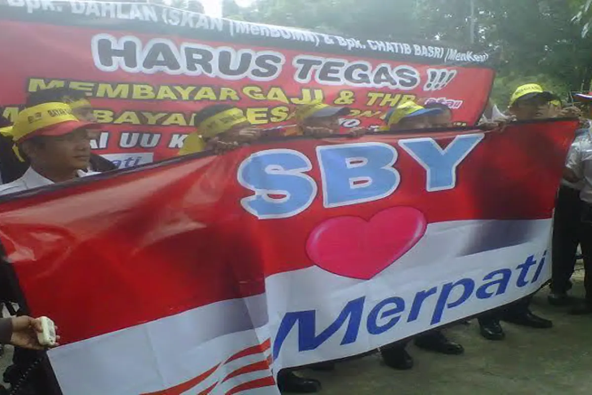 Demo Karyawan Merpati