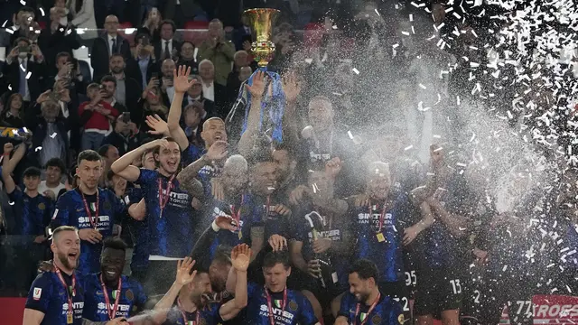 Kemenangan Inter Milan Usai Juara Coppa Italia