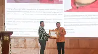 Anggota DPR RI Fraksi PDI Perjuangan (PDIP) Agustiar Sabran meraih penghargaan sebagai 'Legislator Pro Kemajuan Olahraga Nasional' dalam ajang Koordinatoriat Wartawan Parlemen atau KWP Award 2023. (Istimewa)